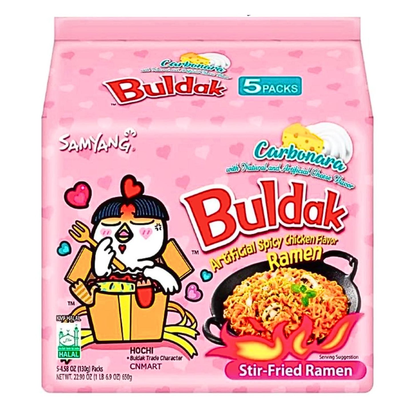 Samyang Carbo Buldak Nuclear Fire Fried Super Hot Spicy Noodle