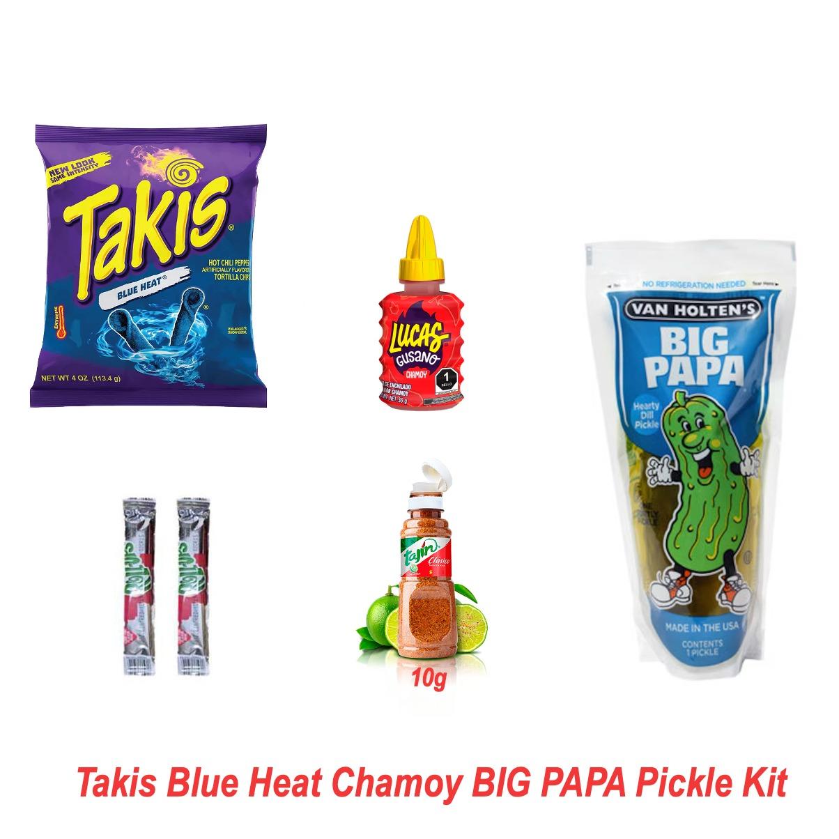 Takis Blue Heat Chamoy Pickle Kit
