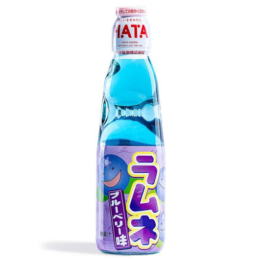 Hata Kosen Ramune Soda Drinks Pack of 2 Blueberry flavor