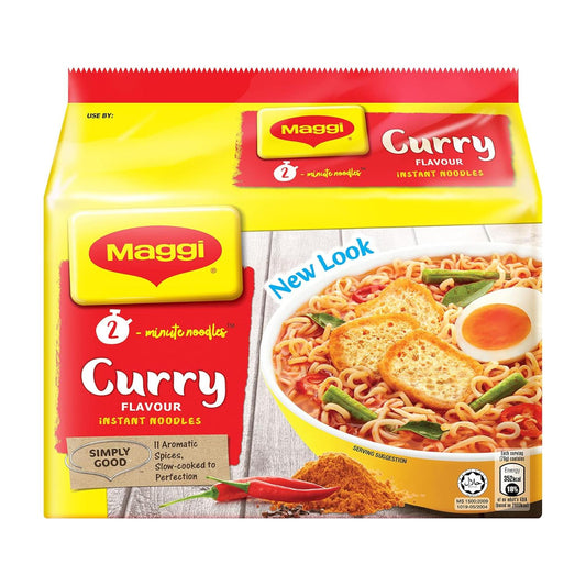 Maggi 2-Min Curry Noodles 5 x 79g