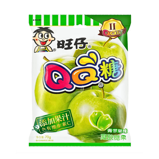 QQ Gummy Candy Green Apple 70g